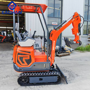 Gran potencia, microexcavadora de 1,2 toneladas, CE EPA, diésel, totalmente hidráulica, pequeña excavadora, sitio de construcción, miniexcavadora con cubo - Product Image 1