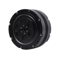 Motor de CC sin escobillas con doble codificador EC-A8112-P1-18H, caja de engranajes planetaria de alto par, 24V 48V, servo BLDC compacto con eje hueco de 5mm y 30NM