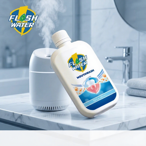Flash Water Collutorio Professionale Antibatterico per la Cura delle Malattie delle Gengive Parodontali Senza Alcool Portatile Monouso Formato Regolare - Product Image 1