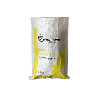 China Supplier 25kg 50kg 100kg Empty PP Woven Sack Polypropylene Maize Grain 50 kg Bags For Sale Packaging Animal Feed
