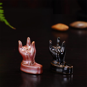 Buddhism Hand Backflow Incense Burner For Home Decor - Product Image 3