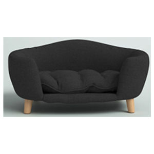 Cama para Perro Pequeño de Estilo Moderno de Mediados de Siglo, con Marco de Madera de Abedul Sólido, Cojín de Espuma Viscoelástica, Sofá Elevado para Mascotas - Product Image 1