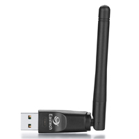 Adaptador Wifi USB con Logotipo OEM Personalizado, Precio de Fábrica, 150Mbps, Chipset RTL8188 / MT7601 / RT5370 para PC