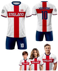Maglia <span class=keywords><strong>da</strong></span> calcio in Inghilterra personalizzata <span class=keywords><strong>da</strong></span> uomo con nome e numero automatizzato Set di maglia <span class=keywords><strong>da</strong></span> calcio nazionale <span class=keywords><strong>da</strong></span> taglio per tifosi e giocatori - Product Image 4