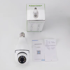 Eseecloud กล้องวงจรปิดไร้สาย Wi-Fi 1080P IP, กล้องมองกลางคืนหลอดไฟรักษาความปลอดภัยในร่ม360 PTZ สำหรับบ้านสัตว์เลี้ยงทารกรับประกัน1ปี - Product Image 4