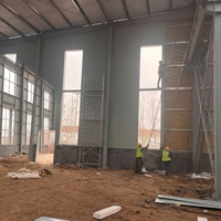 Bâtiment préfabriqué en structure métallique abordable pour le développement d'entrepôts e-commerce, de hubs logistiques et de centres de distribution