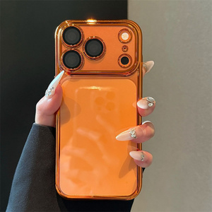 Custodia Trasparente in Silicone Morbido con Placcatura di Lusso per <span class=keywords><strong>iPhone</strong></span> 17 16 <span class=keywords><strong>Pro</strong></span> <span class=keywords><strong>Max</strong></span> <span class=keywords><strong>11</strong></span> 12 13 14 15 <span class=keywords><strong>Pro</strong></span> 17Air con Protezione <span class=keywords><strong>Fotocamera</strong></span> - Product Image 1