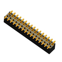 Connecteur PCB vertical femelle SMT 2,54 mm, simple/double rangée, hauteur 8,5 mm, plaqué or, pour Raspberry Pi et contrôle industriel