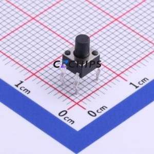 TS-1109-6026 Tactile Switch Through hole-4P,4.5x4.5mm Switch Single Pole Single Throw Round Button 2.6N Through Hole - Product Image 1