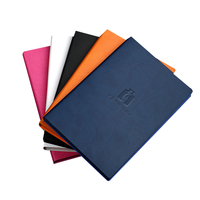 Carnet de notes A5 avec couverture en cuir PU, fournitures scolaires personnalisées