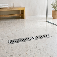 Caniveau de drainage extérieur moderne en plastique chromé, gouttière carrée en PVC avec crépine, diamètre extérieur 135 mm (5 pouces), garantie 2 ans
