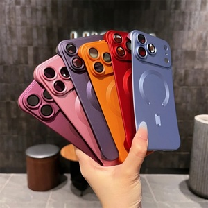 Funda Magnética de Lujo sin Marco con Revestimiento para iPhone 17 Pro Max, Película Protectora de Lente Air, Cubierta Ultrafina de PC para iPhone 13 14 12 15 16 Pro Max - Product Image 4