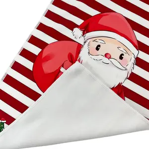Custom microfiber towels kitchen wash hand tea cloth gift Christmas towel with logo
