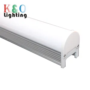 Barra de luz LED de aluminio para exteriores, IP65 DMX RGB, tubo de luz lineal para fachadas