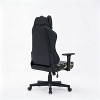 Chaises de jeu de haute qualité, grande taille, avec revêtement en cuir PU camouflage des deux côtés, chaises de bureau pivotantes pour le jeu et chaises de jeu