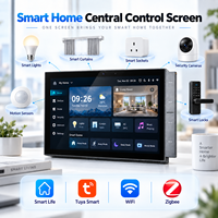 Panneau tactile intelligent Tuya 10 pouces pour maison connectée, écran tactile Zigbee avec commande vocale Alexa et passerelle intégrée
