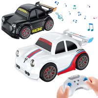 Voiture télécommandée YT Mini RC à l'échelle 1/64, kit non assemblé, contrôlée par application, voiture de drift haute vitesse avec câble USB et caméra, cadeau