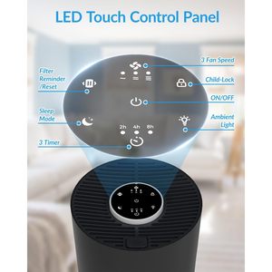 Purificador de Aire Adtark 3 en 1 con Filtro, Modo de Sueño, Función de Aroma y 3 Modos de Luz para Uso en el Hogar, Dormitorio o Habitación - Product Image 6