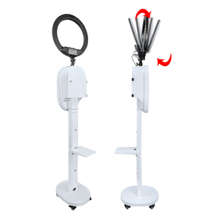 Draagbare ovale nieuwe upgrade fotohokje 10.9/12.9/13 inch <span class=keywords><strong>iPad</strong></span> fotohokje machine direct printen DSLR fotohokje voor feesten en evenementen - Product Image 6