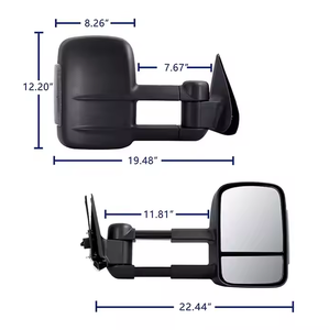 Espejo Lateral Extensible Negro de Alta Calidad con Intermitentes Eléctricos para Jeep Grand Cherokee 2010+ Nuevo - Product Image 2