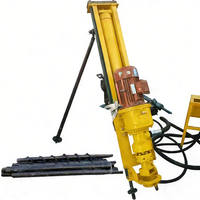 Petite foreuse électrique portable haute productivité pour l'exploitation minière, machine de forage de trous de dynamitage en pente avec moteur 4KW