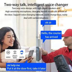 Tuya cuộc sống thông minh HD Mini chuông cửa máy ảnh hai cách âm thanh Wifi cửa không dây chuông máy ảnh với Chime - Product Image 6