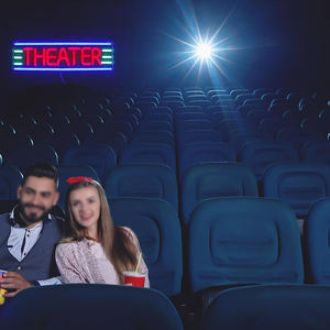 Letreros de Neón para Cine, Luz LED de Neón para Cine, Letrero de Pared para Decoración de Cine en Casa, Decoración para Fiestas de Cine - Product Image 6