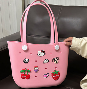 Bolsa <span class=keywords><strong>de</strong></span> Mano EVA con Logotipo Personalizado, Regalos Promocionales y Empresariales al <span class=keywords><strong>por</strong></span> Mayor, Bolsa <span class=keywords><strong>de</strong></span> Playa Impermeable Estilo Croc para Eventos Corporativos - Product Image 3