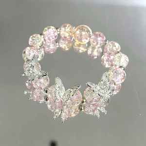 Bracelet à breloques en gros pour femmes, bijou de boutique, bracelet en perles de verre colorées pour femmes - Product Image 4