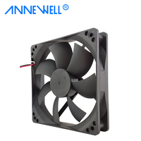 Ventilador de escape para máquina de moldeo por inyección WDF 12025mm DC 12V 0.1A, ventilador de refrigeración con motor sin escobillas de bajo ruido y rodamiento de manguito 120*120*25mm
