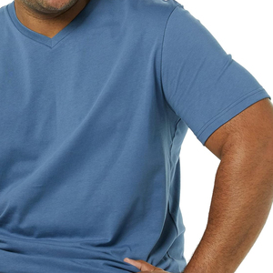 เสื้อยืดคอกลมผู้ชายแบบเรียบ โลโก้สั่งทำได้ เนื้อผ้าระบายอากาศดี เสื้อผ้าฤดูร้อน แขนสั้น สวมใส่สบาย - Product Image 4