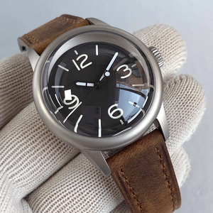 Montre Tandorio 36mm avec <span class=keywords><strong>verre</strong></span> saphir bombé, cadran noir/vert, mouvement automatique NH35A, montres pour hommes, 20ATM - Product Image 6