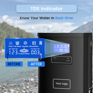 Draagbaar Elektrisch <span class=keywords><strong>Ro</strong></span> Waterzuiveringssysteem Omgekeerde Osmose Filter Remvoe Virus Fluoride Bacteriën Microplastic Heavy Metal - Product Image 3