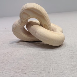 Décorations de la Saint-Valentin, cœurs en bois imbriqués, nœud d'amour en bois, cadeaux pour couples, accessoires esthétiques pour table basse - Product Image 3