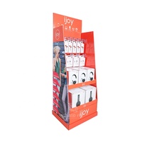 Étagère d'affichage en carton pliable écologique personnalisée pour écouteurs et haut-parleurs, crochets, présentoir double face pour comptoir, boîte d'affichage pour produits électroniques
