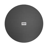 Haut-parleur encastré au plafond P-DM4-B noir de 4,5 pouces 50W avec connecteur Euroblock pour une installation facile, système audio professionnel, DJ
