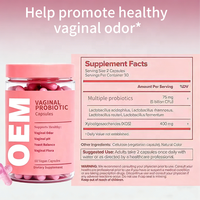 Probiotiques vaginaux pour femmes très vendus pour l'équilibre du pH avec prébiotiques, mélange de probiotiques Lactobacillus pour capsules vaginales féminines