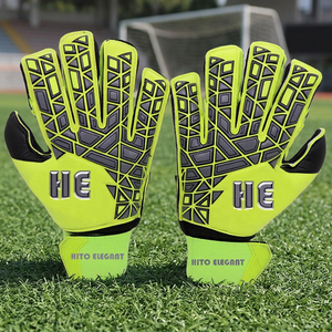 Guantes de Portero de Marca Privada Unisex para Entrenamiento Deportivo, Guantes de Portero de Alta Calidad con Dedos Completos y Revestimiento de Goma en el Dorso de la Mano - Product Image 3