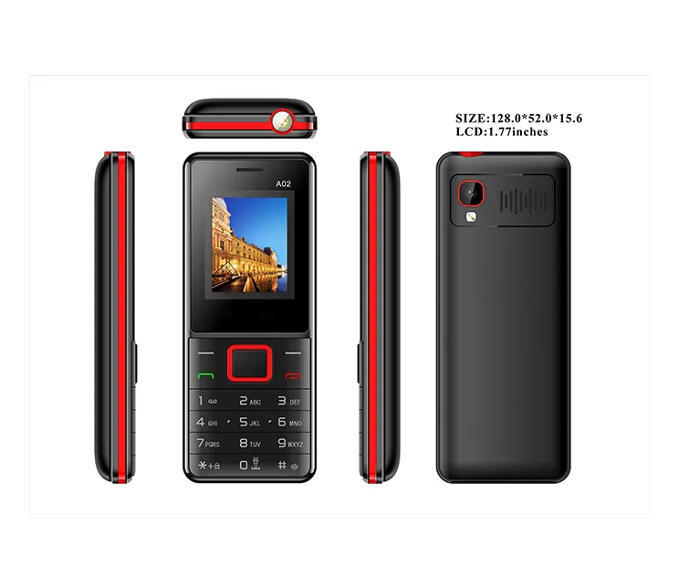 Arrow Tek Trio sim senior mobile phone1.77 inch build in flash FM radio CPU MTK6261D mobile phone