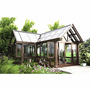 Maison en verre de jardin moderne imperméable, jardin d'hiver, véranda, véranda, alliage d'aluminium <span class=keywords><strong>ho</strong></span> - Product Image 5
