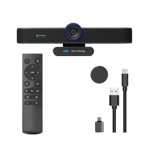 4K 8MP Tongveo Ultra hd Webcam 4K AI usb 3 em 1 pc laptop webcam para transmissão ao vivo