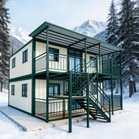 Maisons préfabriquées certifiées AS/NZS, 2 chambres, extensibles, en conteneurs, avec électricité standard AU/US, entièrement meublées