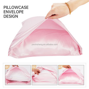 Nouveau Masque de Sommeil en Satin avec Chouchous et Bandeau – 100% Polyester Spandex Toutes Saisons – Favorise un <span class=keywords><strong>Bon</strong></span> Sommeil – <span class=keywords><strong>Cadeau</strong></span> pour Hommes/Femmes - Product Image 5