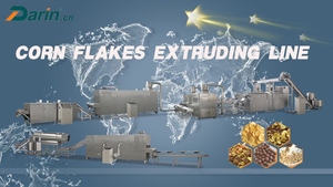 Dây Chuyền Sản Xuất Mảnh Ngô Kellogg Máy Đùn Trục Vít Đôi Tự Động Cho Mảnh Ngô - Product Image 3
