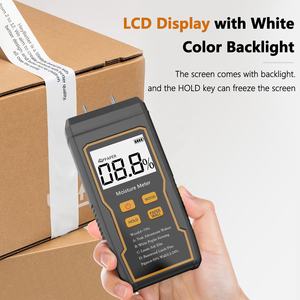 Proveedor de fábrica Materiales de construcción Probador de contenido de humedad Detector de humedad de papel con medidor de humedad de pared LCD grande - Product Image 2