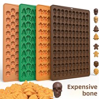 Moules de cuisson en silicone les plus vendus, mini emporte-pièces pour aliments complémentaires pour animaux de compagnie, forme irrégulière pour bricolage