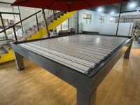 Vente en gros de pergola pliable électrique de luxe en aluminium toit à persiennes pliable étanche et rétractable en bois traité sous pression naturel