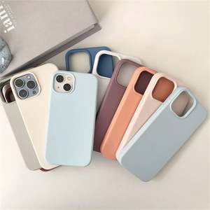 เคสโทรศัพท์ซิลิโคนเหลวแท้สำหรับ iPhone 16 Plus 16E 15 14 11 12 13 Pro Max X XS XR 7 8+ ป้องกันการกระแทก ฝาหลังหลากสี - Product Image 2