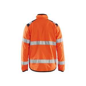 BLAKLADER - 487725165389L Chaqueta Softshell Hi-Vis Naranja/Azul marino-EAN 7330509514276 ROPA DE TRABAJO DE LA HI-VIS - Product Image 2