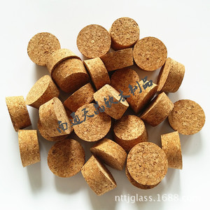 Tapones de corcho cónicos suaves Tianjing de 40x18(h)x34mm para tubos de ensayo, botellas y frascos - Product Image 2